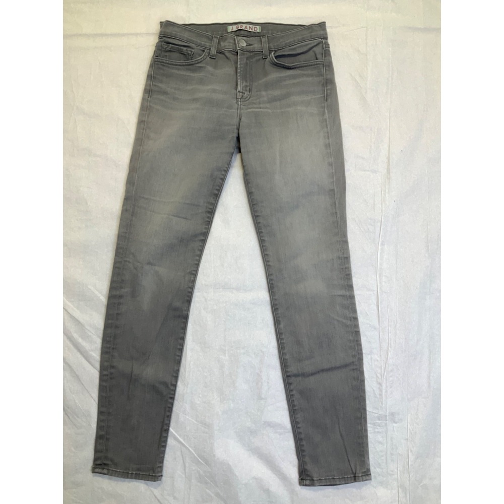 J Brand Skinny Leg Jeans Dare Grey Size 28 Made in California USA